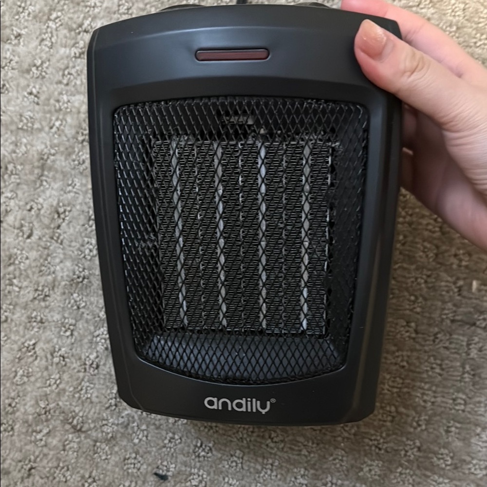 Andily Black Portable Heater